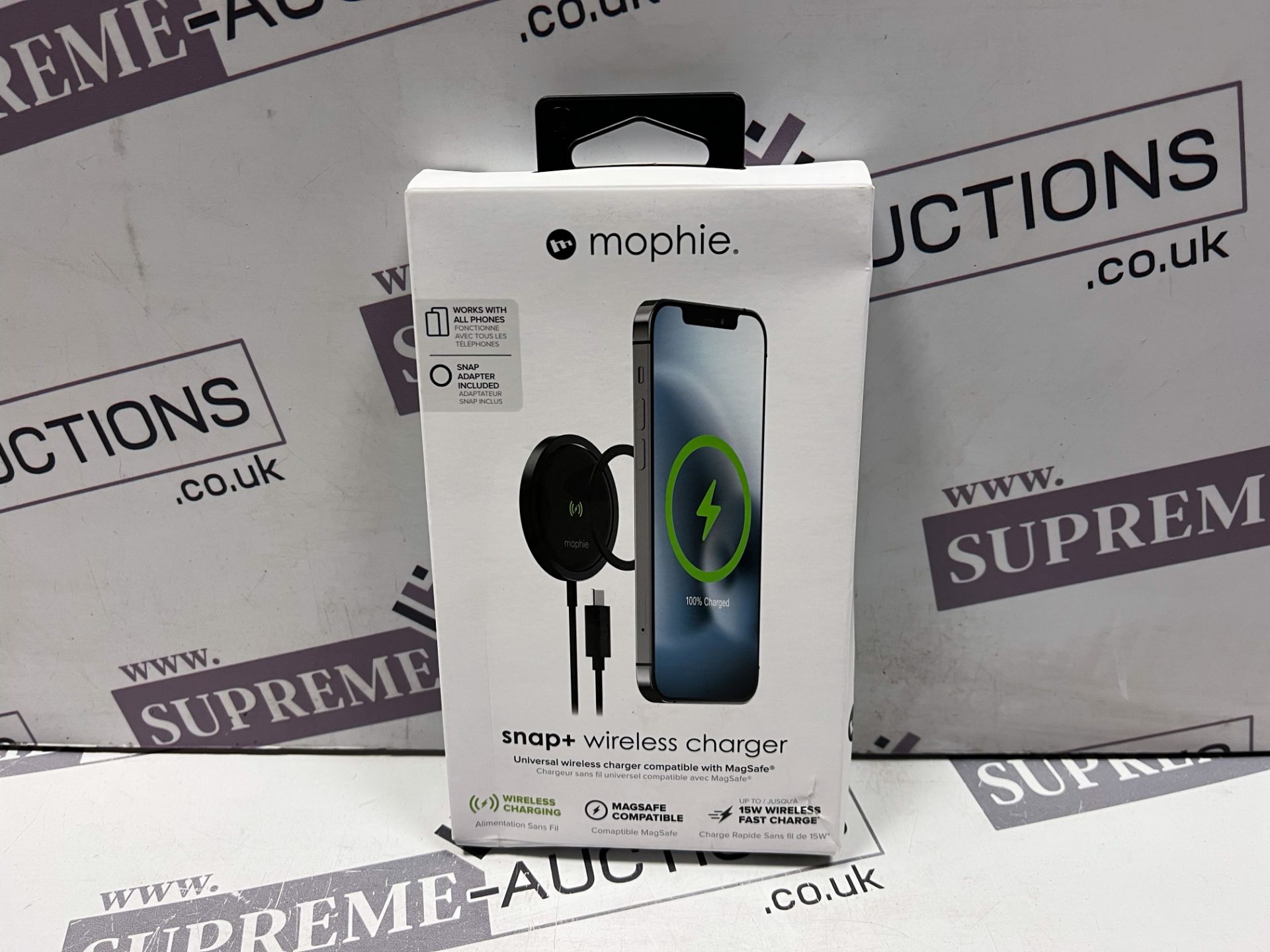 15 X BRAND NEW MOPHIE SNAP PLUS WIRELESS CHARGERS RRP £55 EACH EBRB