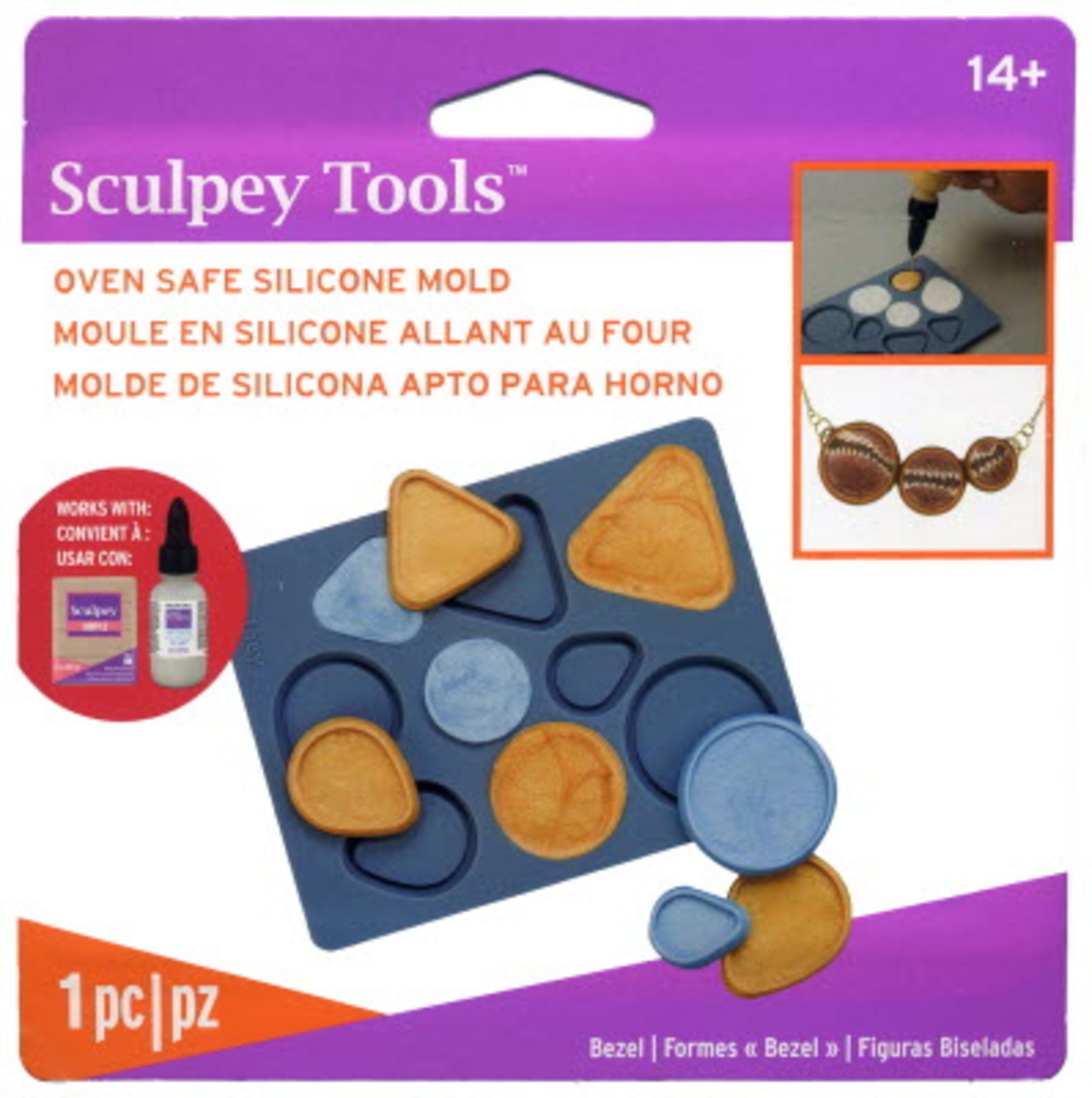 74 X BRAND NEW SCULPEY BEZEL SHAPES BAKEABLE SILICONE MOULDS RRP £14 EACH R16-4