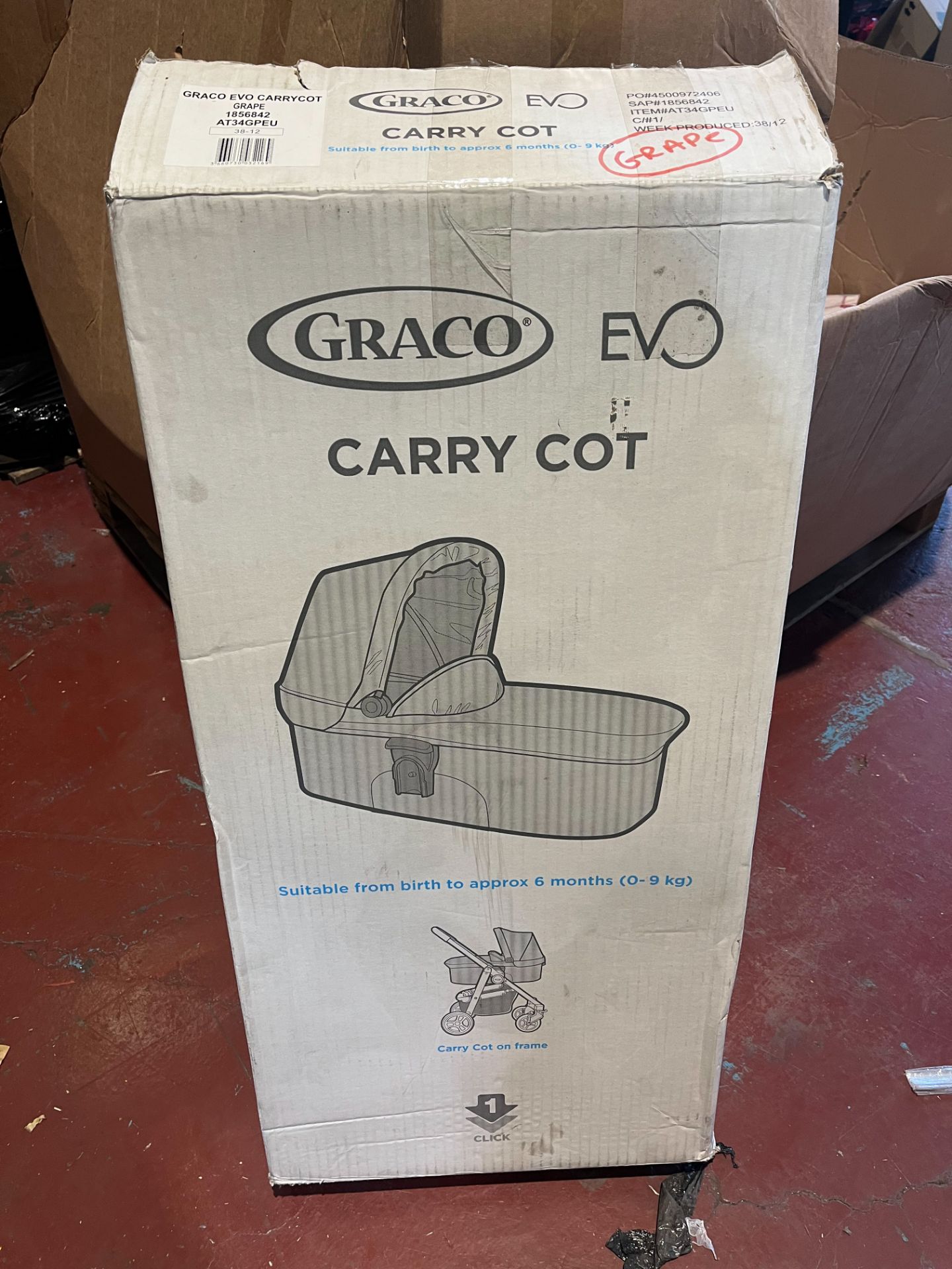 BRAND NEW GRACO EVO CARRY COT R15-8