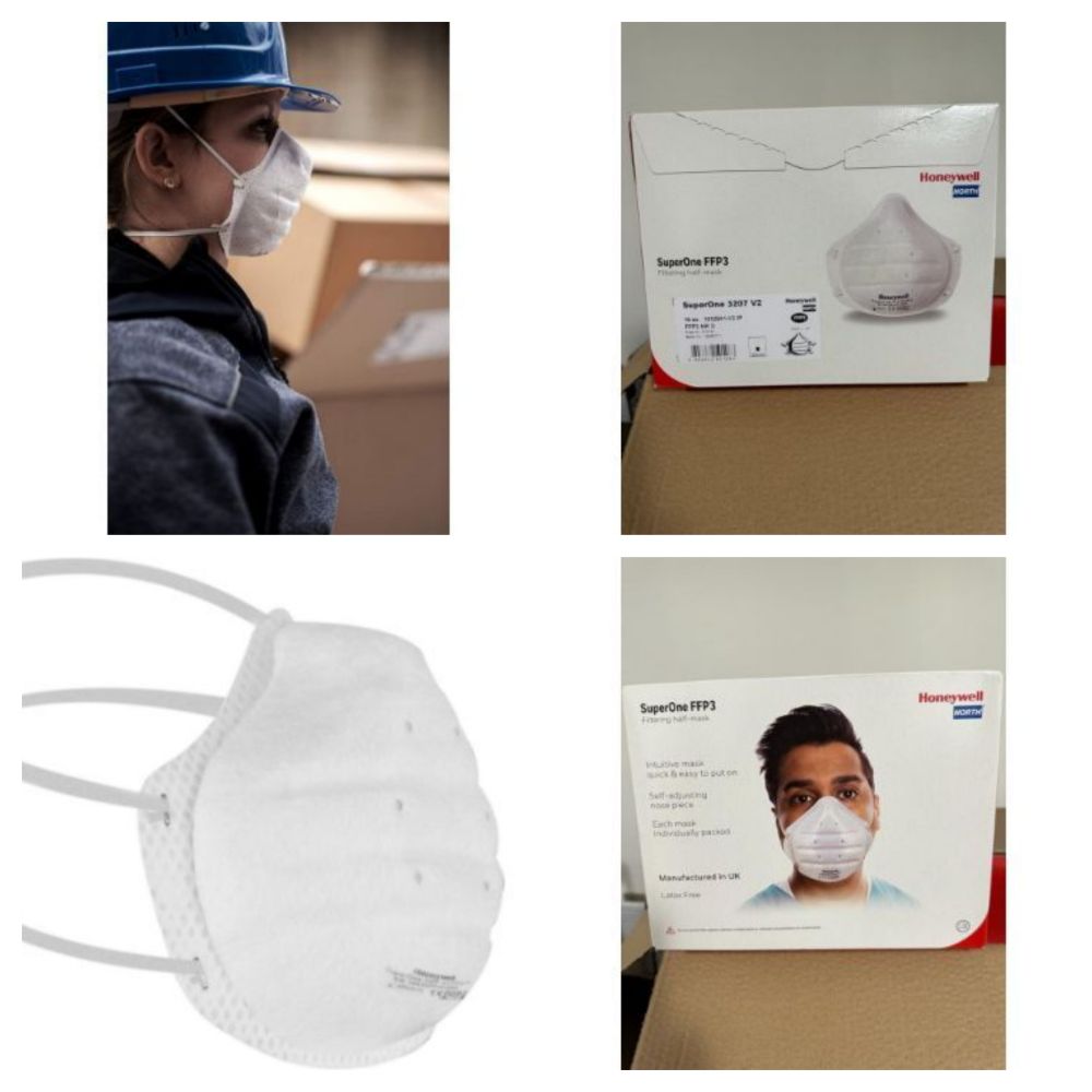 Pallets of Honeywell SuperOne Filtering Masks -  Over £1m RRP Value - Delivery Available