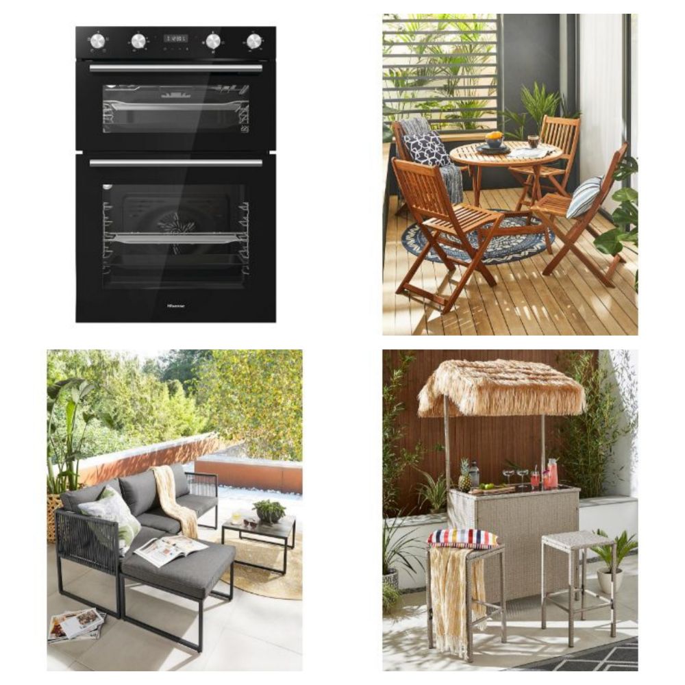 Ovens, Washing Machines, Power Tools, BBQs, Rattan Sets, Garden Sets, Fridges, Garden Sheds, Loungers, Bar Sets, Reclining Chairs and much more