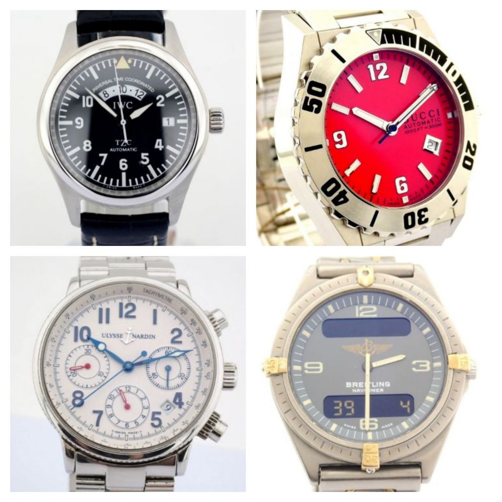 Luxury Watches Including Rolex, Breitling, IWC, Gucci & more. No Vat on The Hammer. Free Delivery UK Mainland