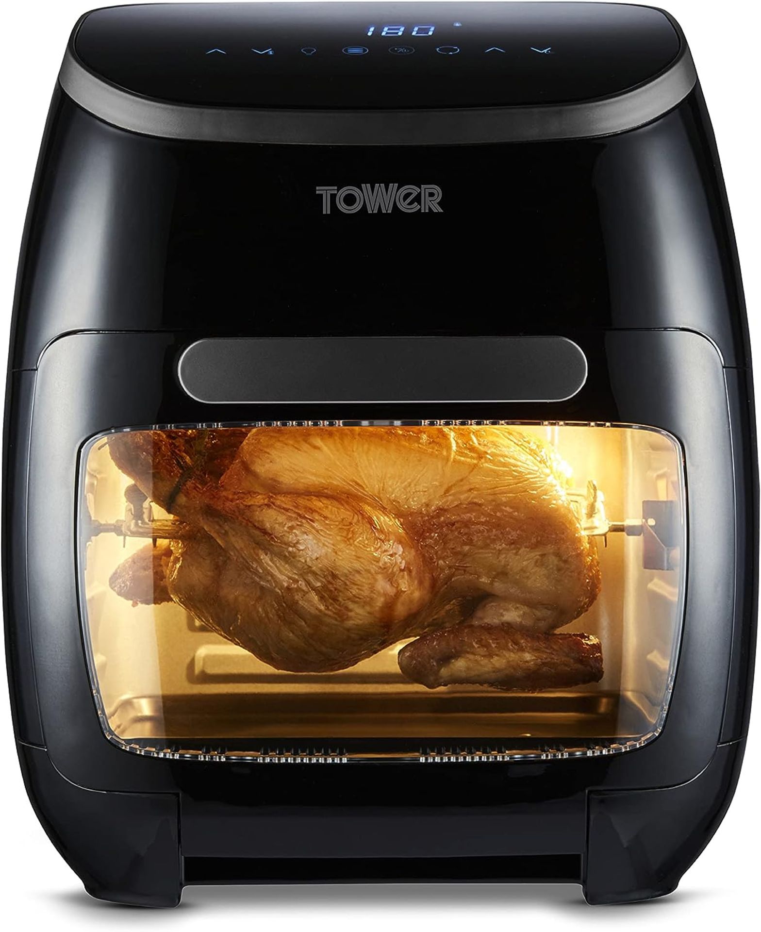 Tower T17076 Xpress Pro Combo 10-in-1 Digital Air Fryer Oven with Rapid Air Circulation, 60-Minute