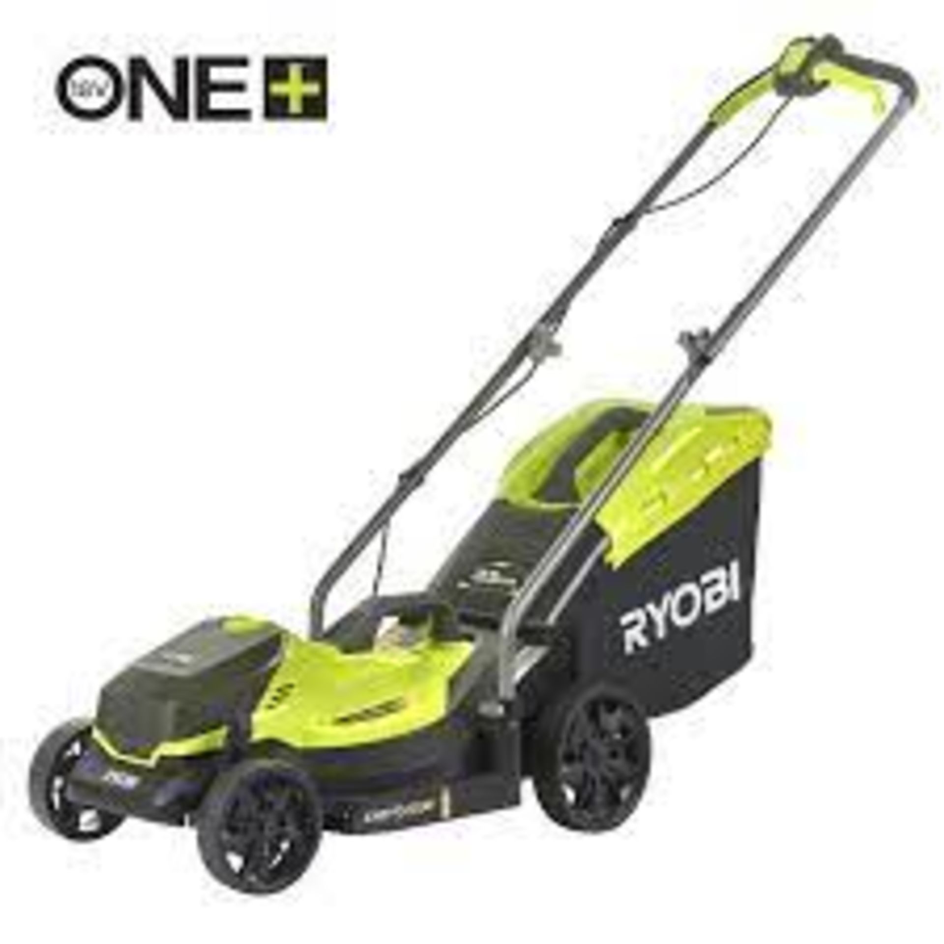 Ryobi OLM1833B 18V ONE+ Cordless 33cm Lawnmower. - P3. Mow right to the perimeter with easy edge