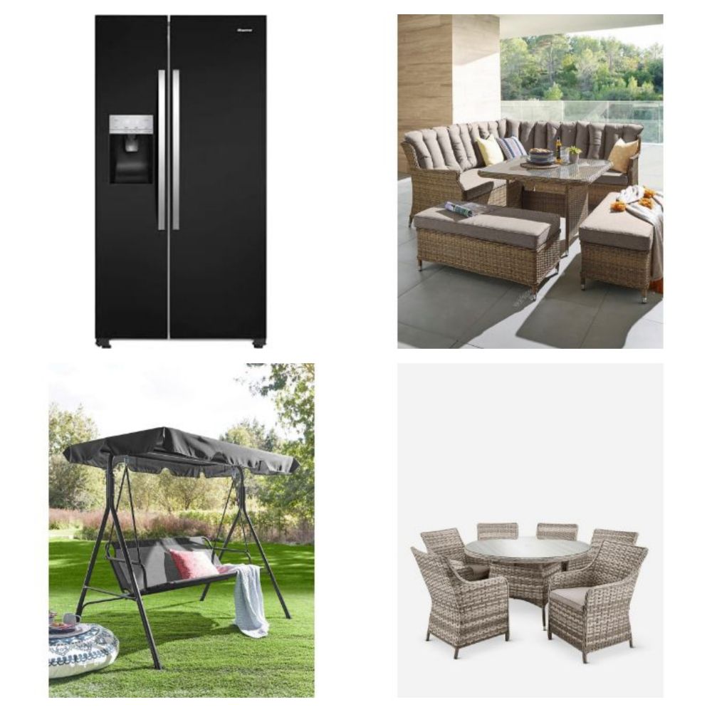 Luxury Rattan Sets, Wardrobes, Fridges & White Goods, Sofas, Ovens, Benches, Bikes, Exercise Equipment, Luggage, Power Tools, Christmas & More!