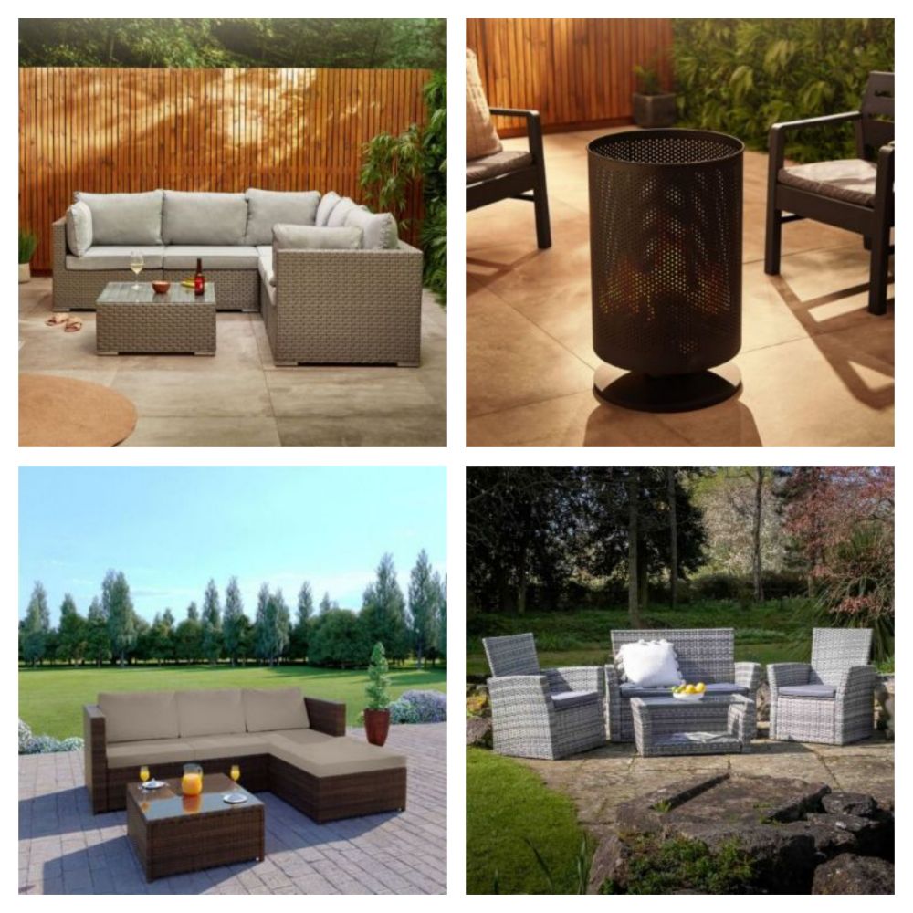 Summer Clearance Including Patio Heaters, Garden Furniture, Firepits and more in Bulk and Individual Lots