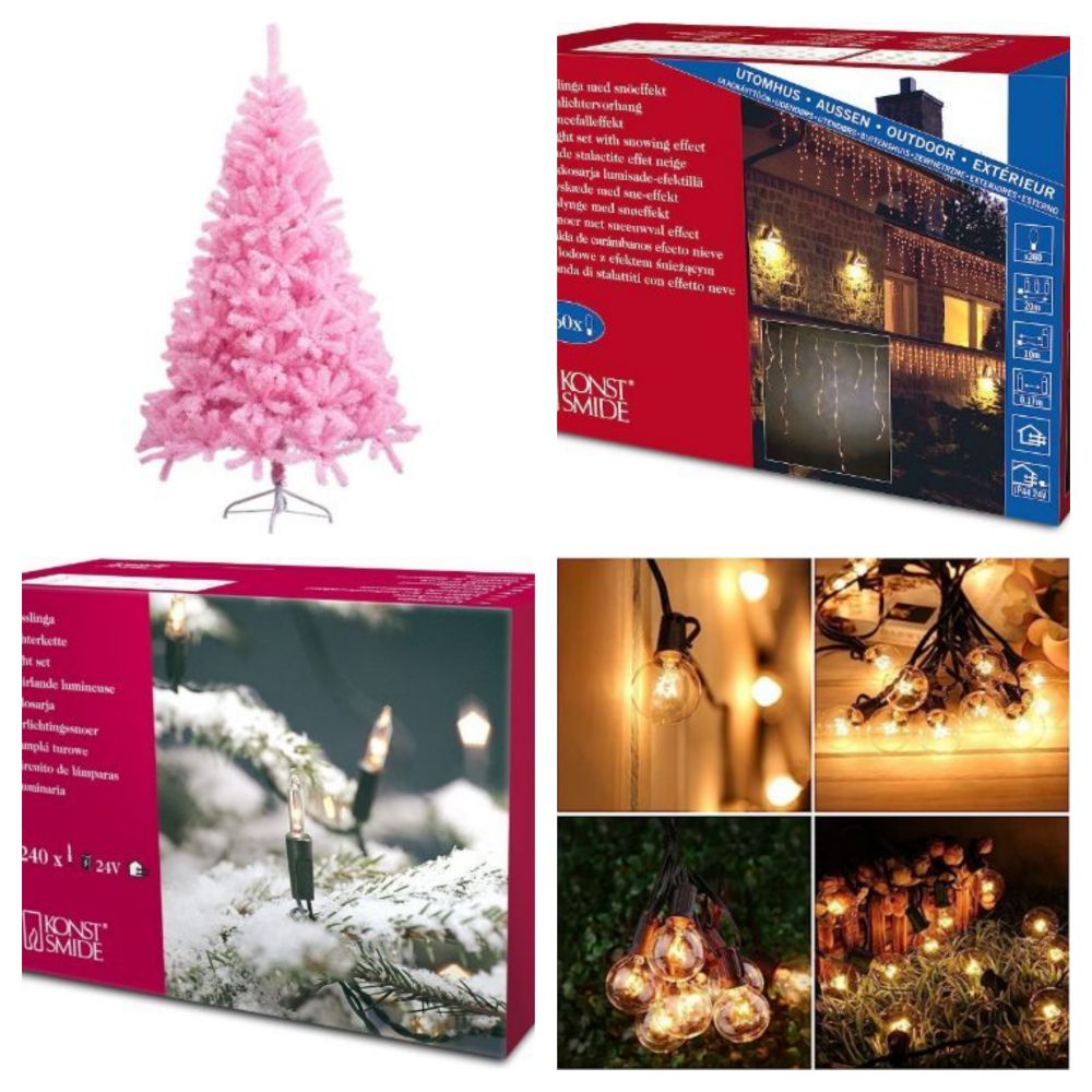 New & Boxed Luxury Christmas Stock Including Trees, lights, Ornaments and more - Delivery Available!