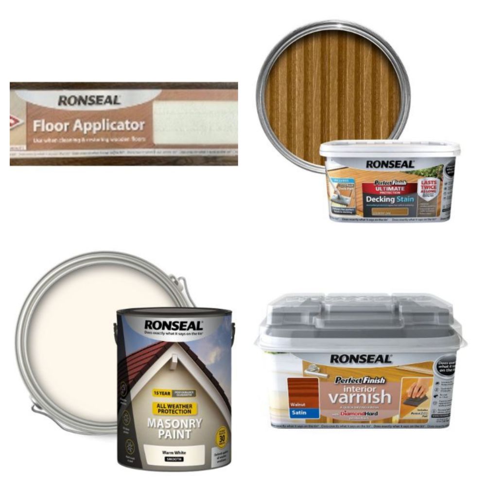 Full Pallets and Trade lots of Brand new Ronseal, Paint, Decking Oil, Floor Applicators & More - Delivery Available