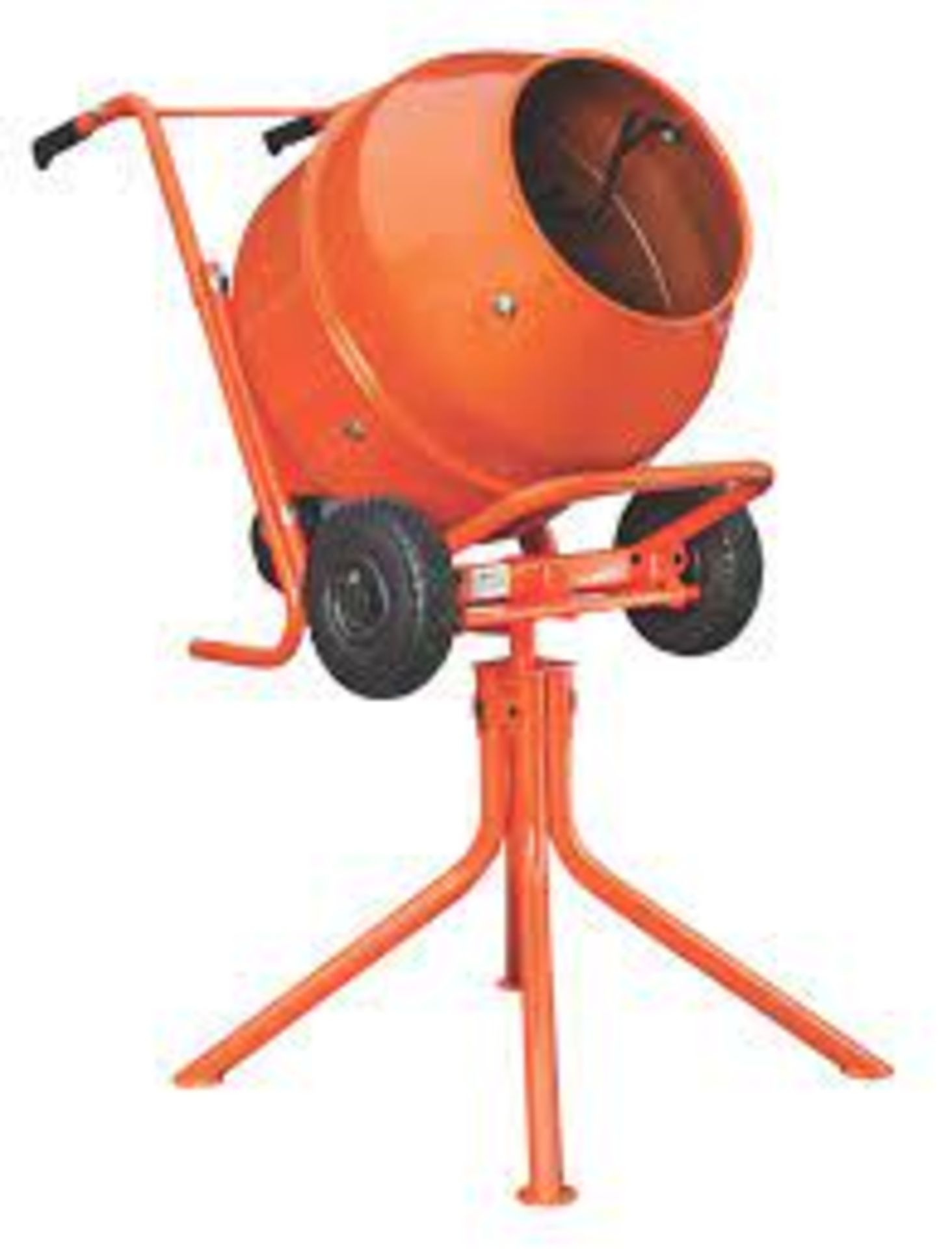 Electric CONCRETE MIXER 230V. - SR6. Upright mixer for small to medium building projects. Light