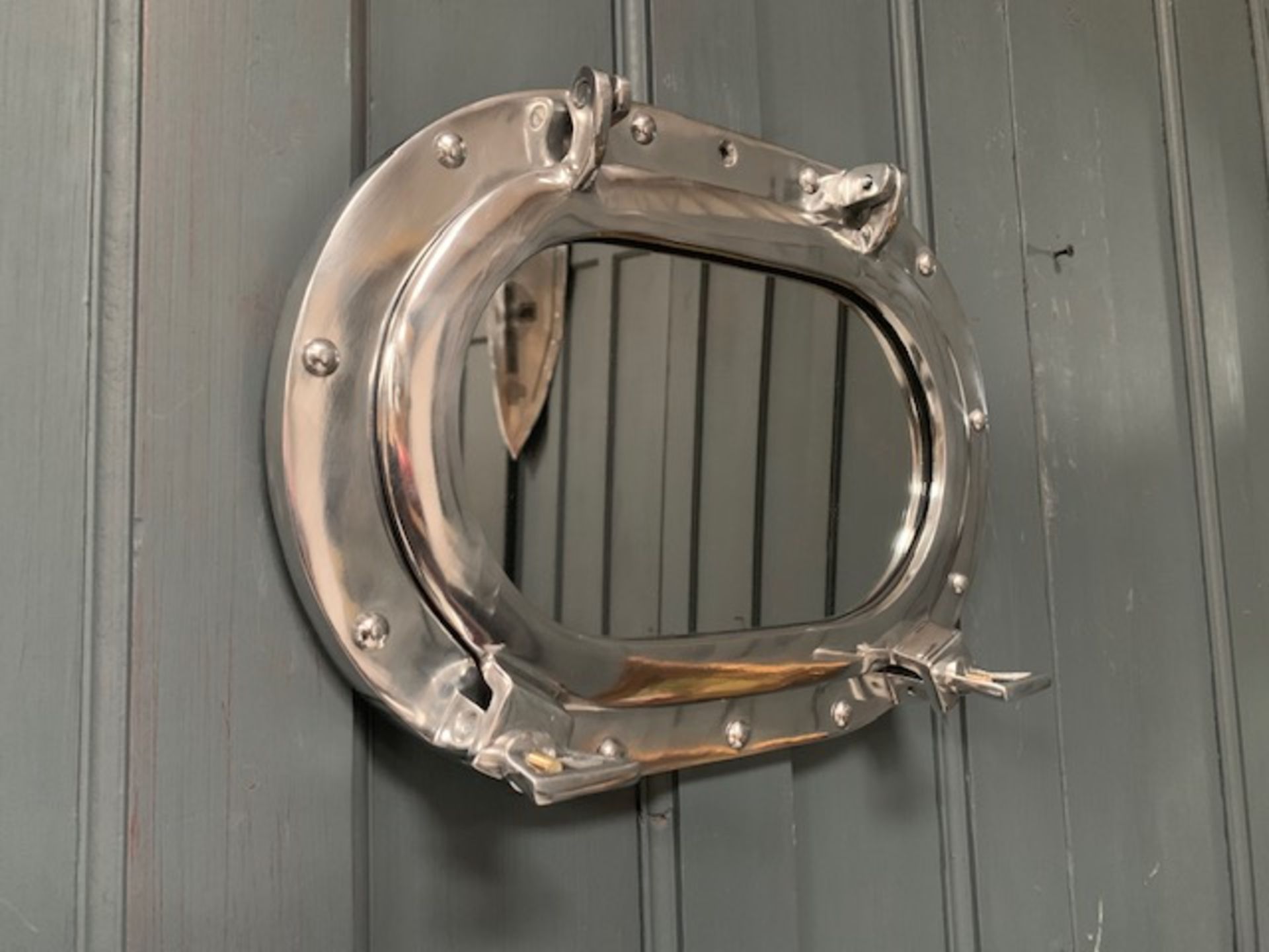 NEW BOXED OVAL PORTHOLE MIRROR