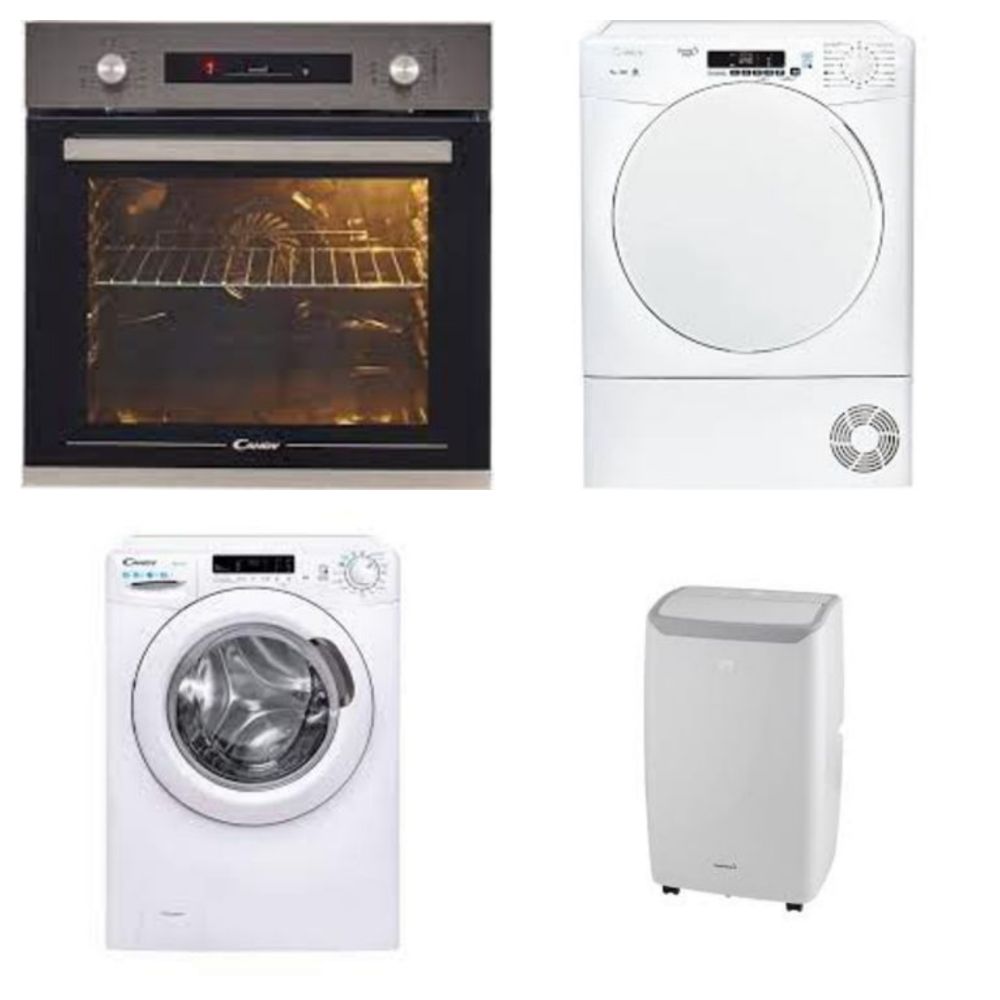 Built In Ovens, Double Ovens, Pressure Washers, Washing Machines, Lay-Z Spas, Electric Fires, Air Con Units, Fans and more