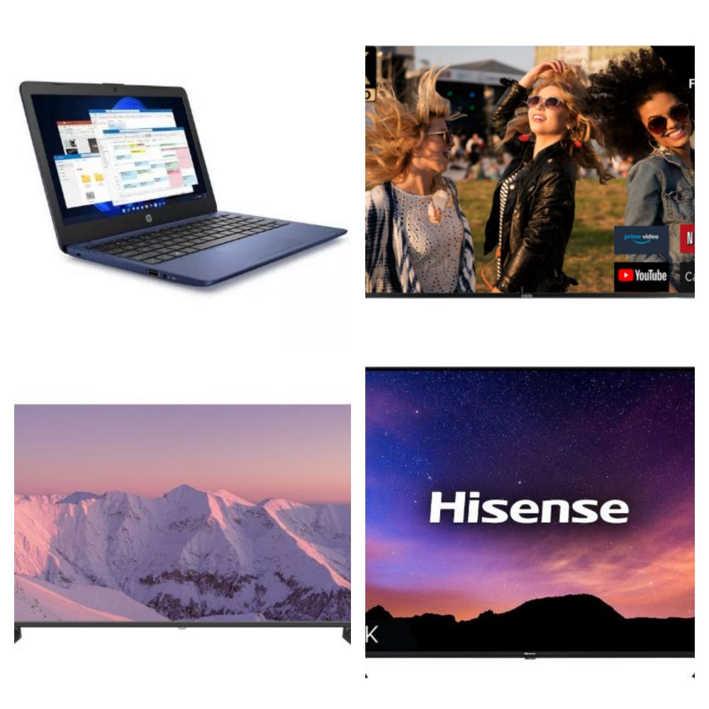 BRAND NEW TV'S LAPTOPS AND SMALL APPLIANCES IN VARIOUS BRANDS SIZES AND SPECS