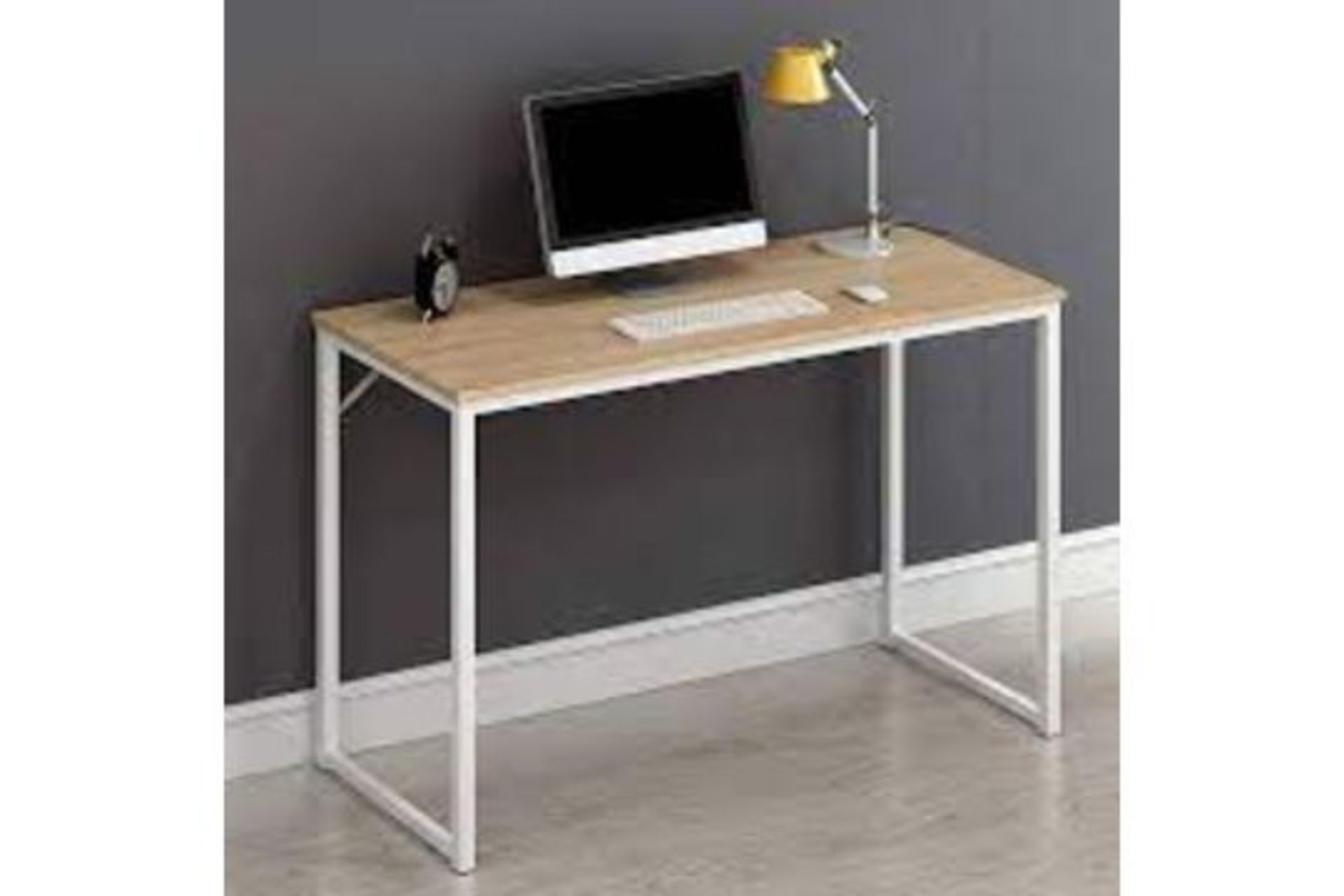 Berlin Compact Desk Black. - SR4. *note this is black not white like picture shows*