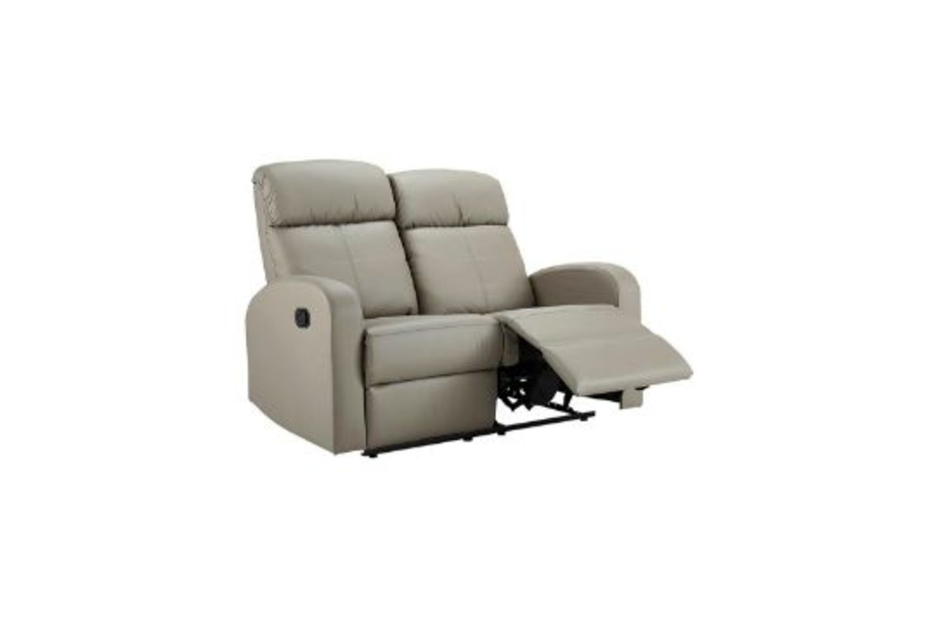 Ramsey Faux Leather Recliner 2 Seater Sofa. - SR4