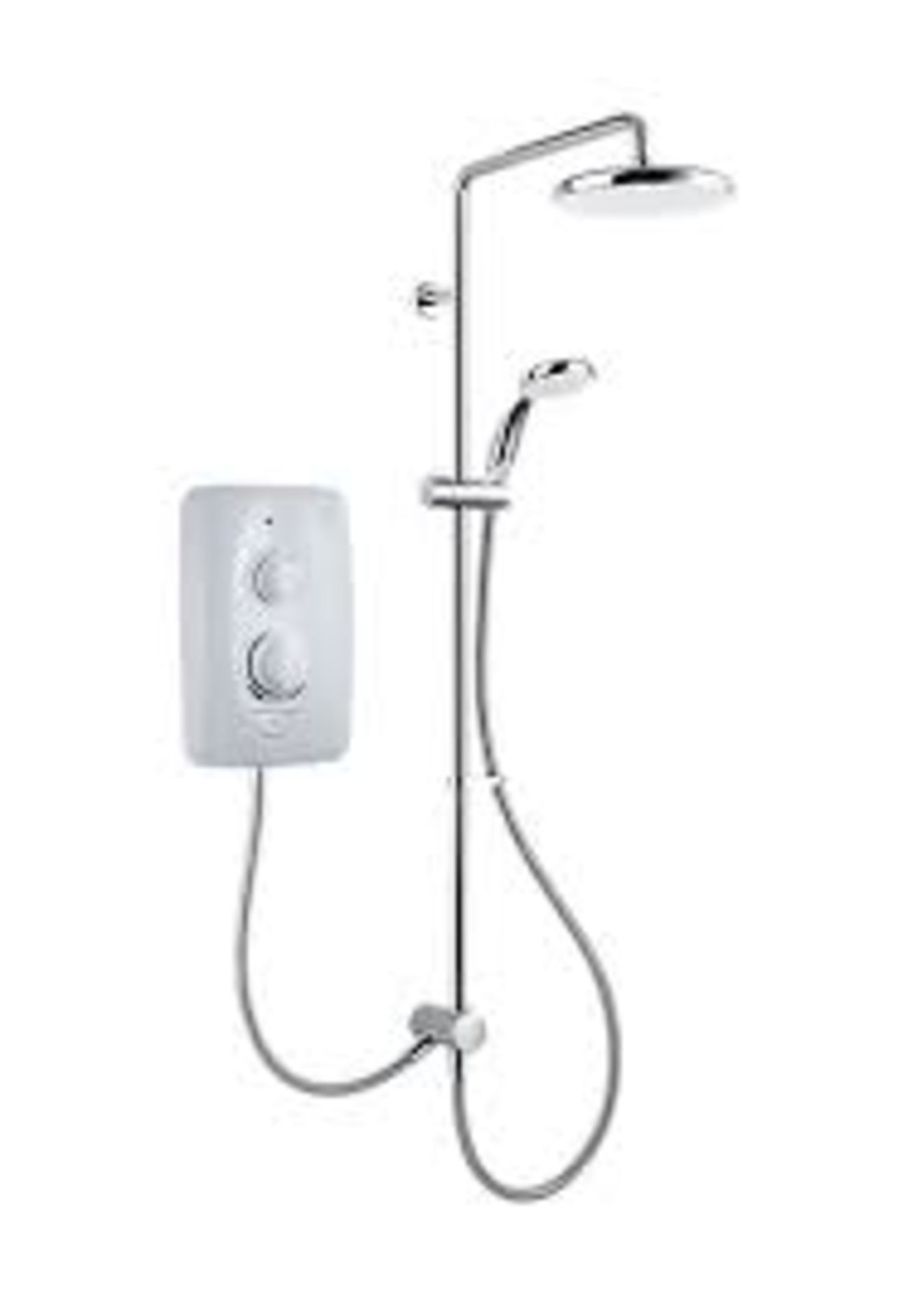 Mira Sprint dual White Chrome effect Electric Shower, 10.8kW. - SR4. Mira Sprint Multi-Fit™ offers a