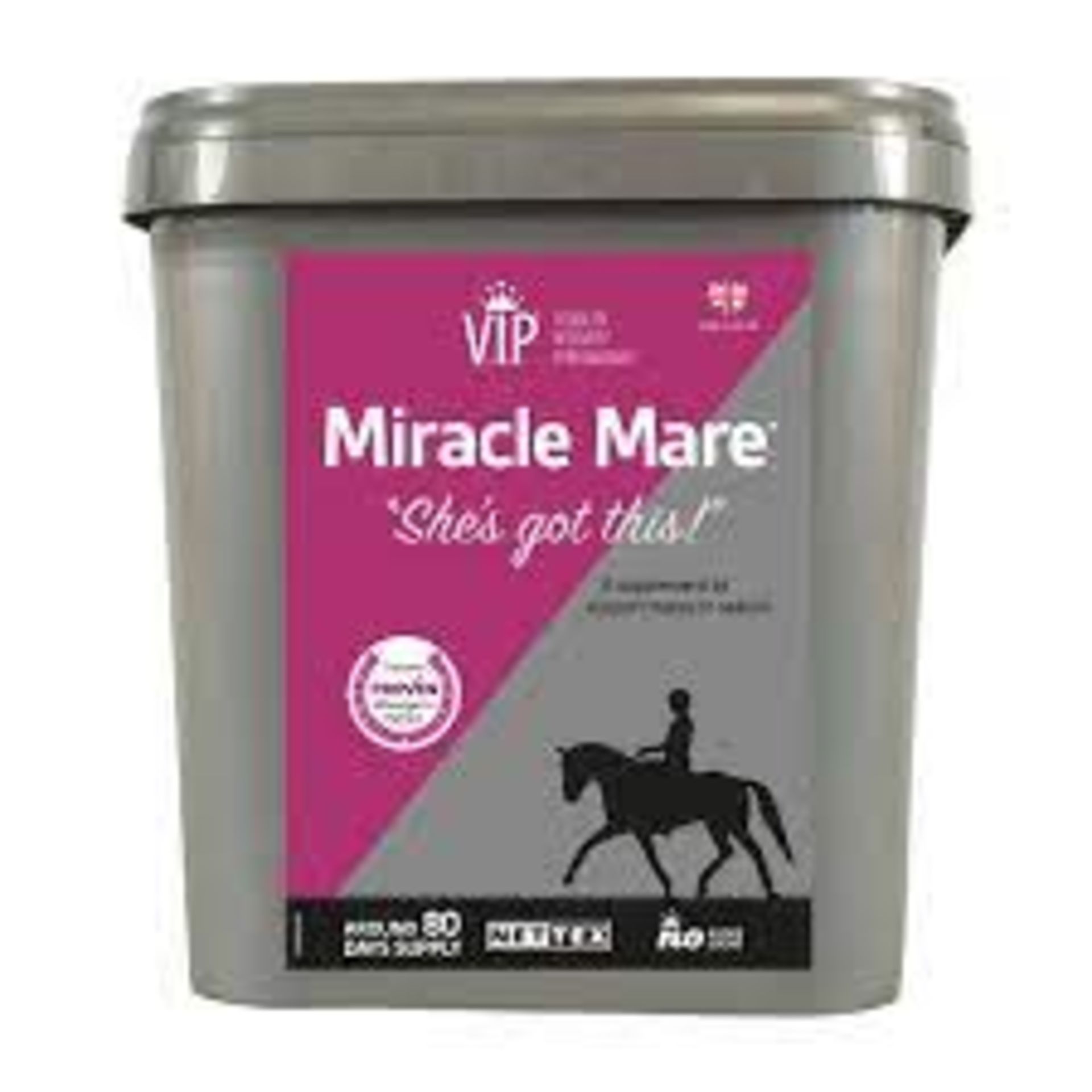 16 X BRAND NEW NETTEX VIP MIRACLE MARE 2KG RRP £119 EACH, A non-magnesium supplement containing a