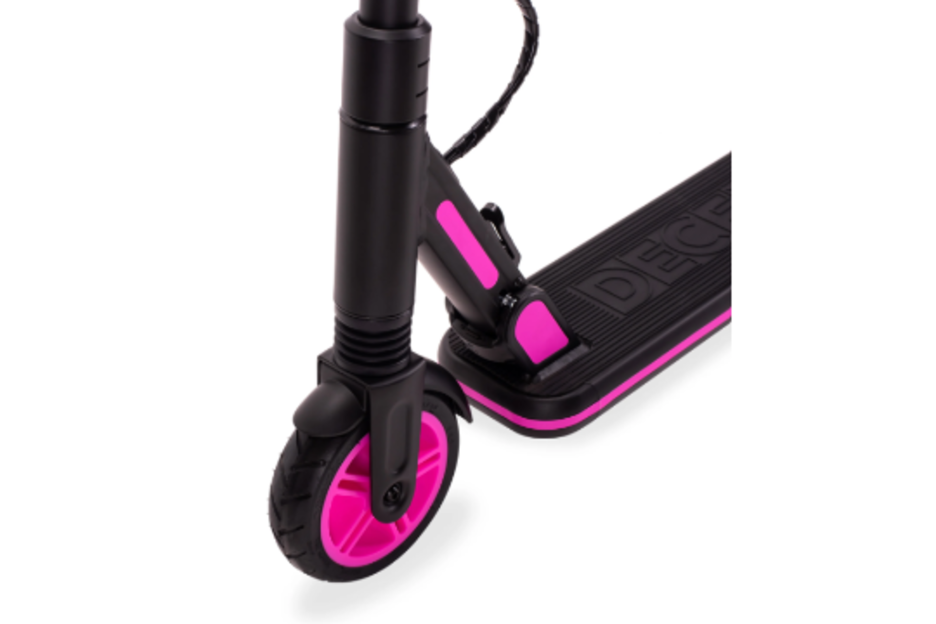 New &Boxed DECENT Kids Electric Scooter - Black/Pink. Let your kids zip around in style. With this - Image 3 of 3
