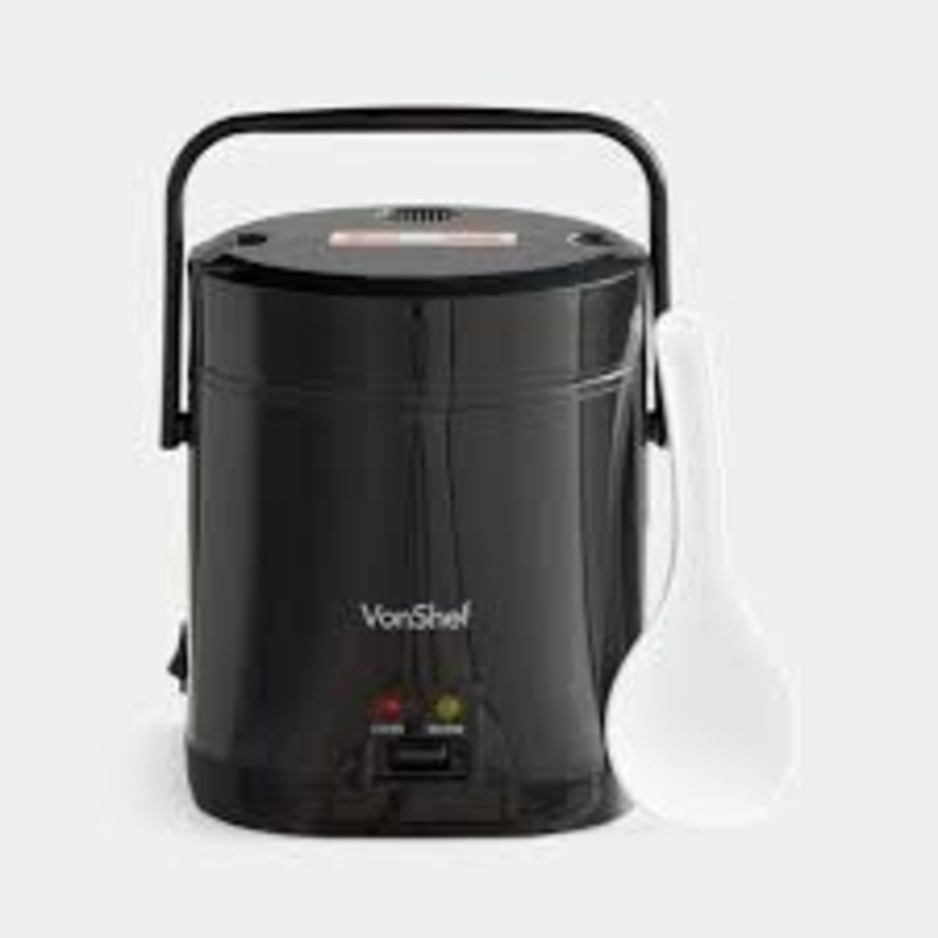 Mini Electric Rice Cooker - PW. Cooking rice is made easy with the 300ml Personal Rice Cooker from