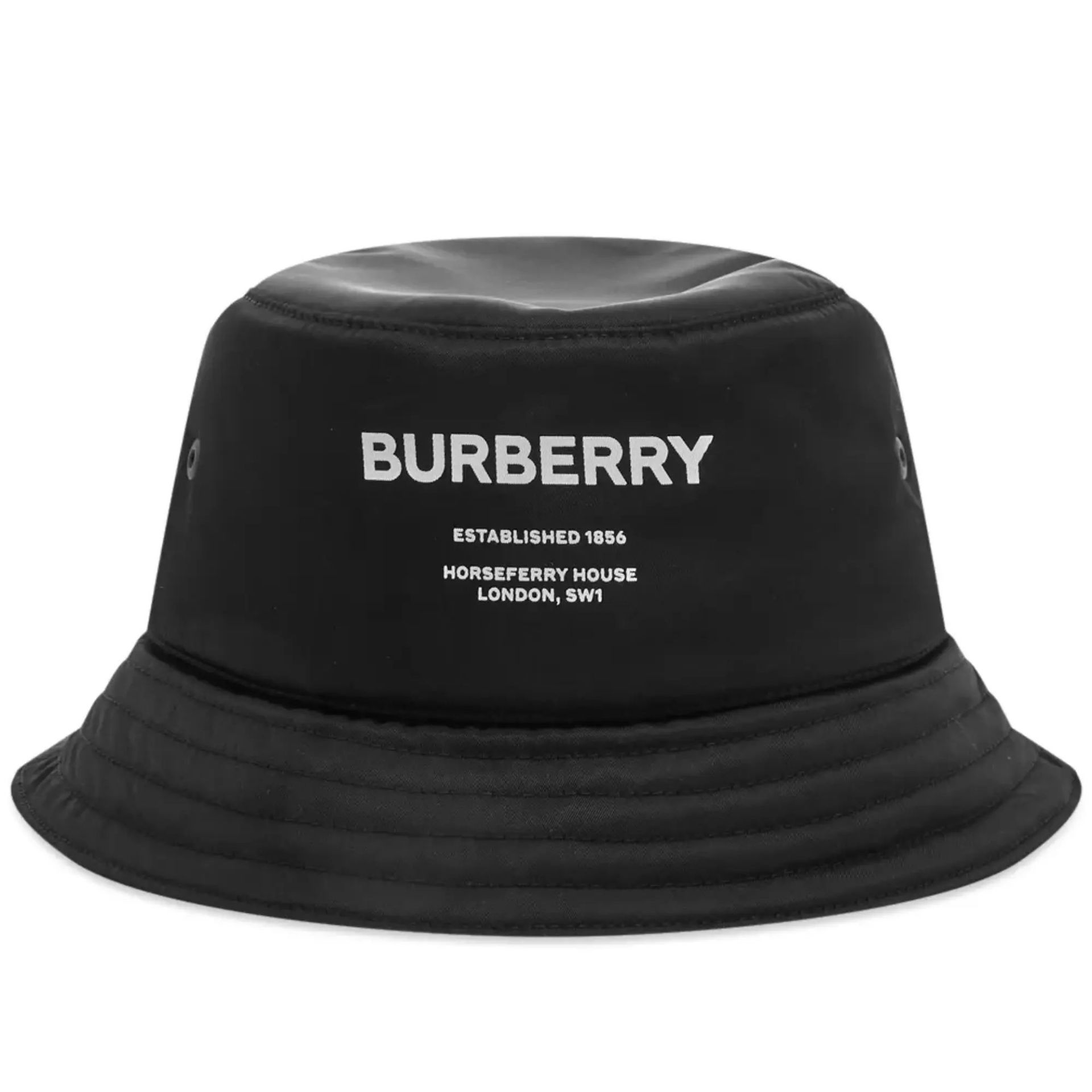 BRAND NEW BURBERRY Horseferry Padded Nylon Bucket - Black. RRP £290. (OFC)