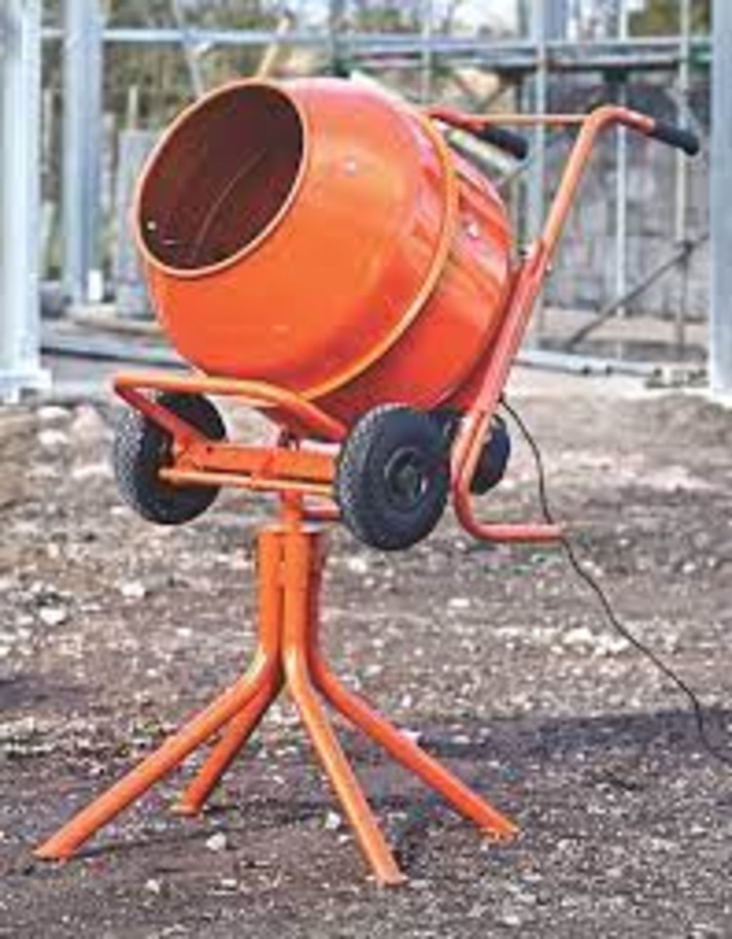 134LTR CONCRETE MIXER 230V. Upright mixer for small to medium building projects. Light and - Image 2 of 3