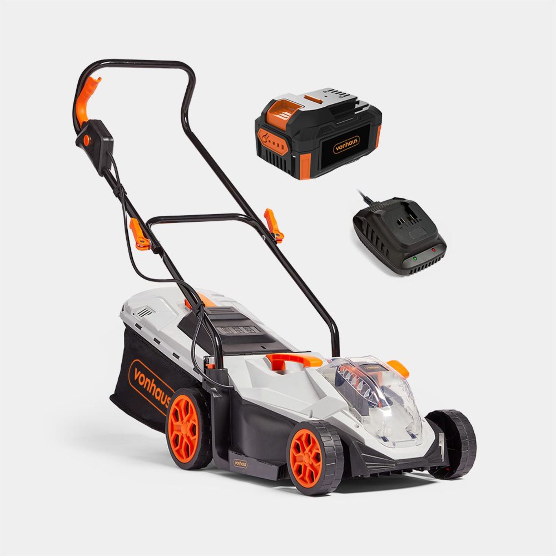 40V Cordless Lawn Mower. - S2. Work with freedom with the cordless lawn mower, featuring a