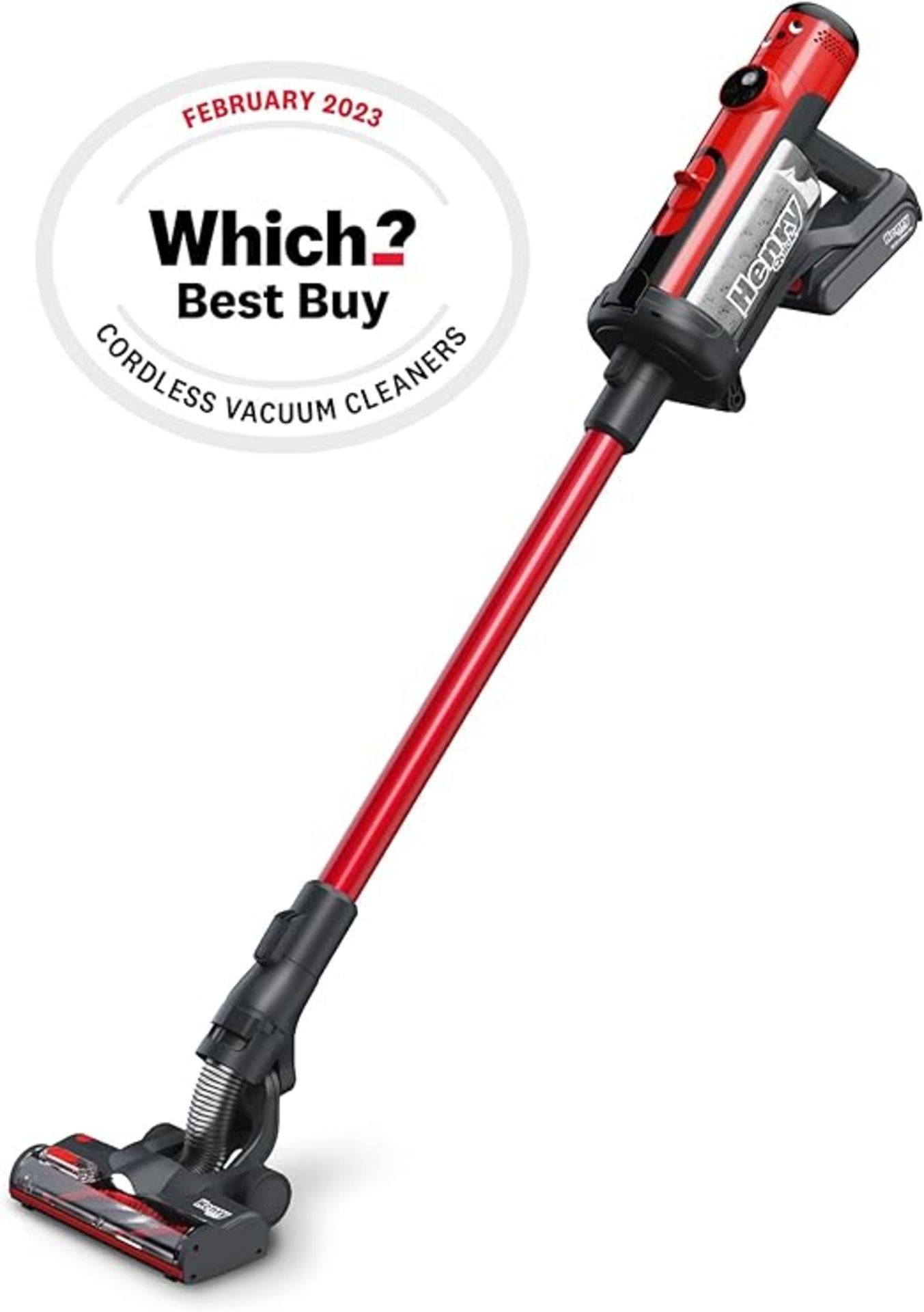 Brand New Henry Quick Cordless Stick Vacuum Cleaner, HEN.100, Up to 60 Mins Runtime, Dust-free