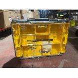 2 X DEWALT TSTAK WATERSEALED ORGANISER CASES P5