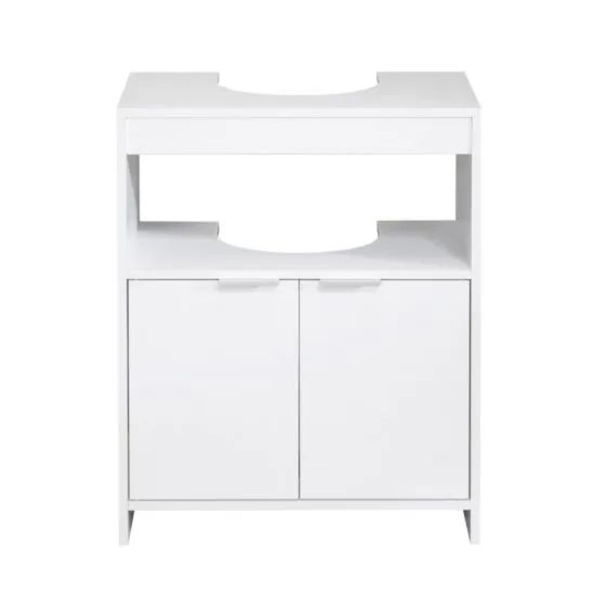 LLOYD PASCAL UNDERBASIN WITH OPEN SHELVE WHITE R9-2