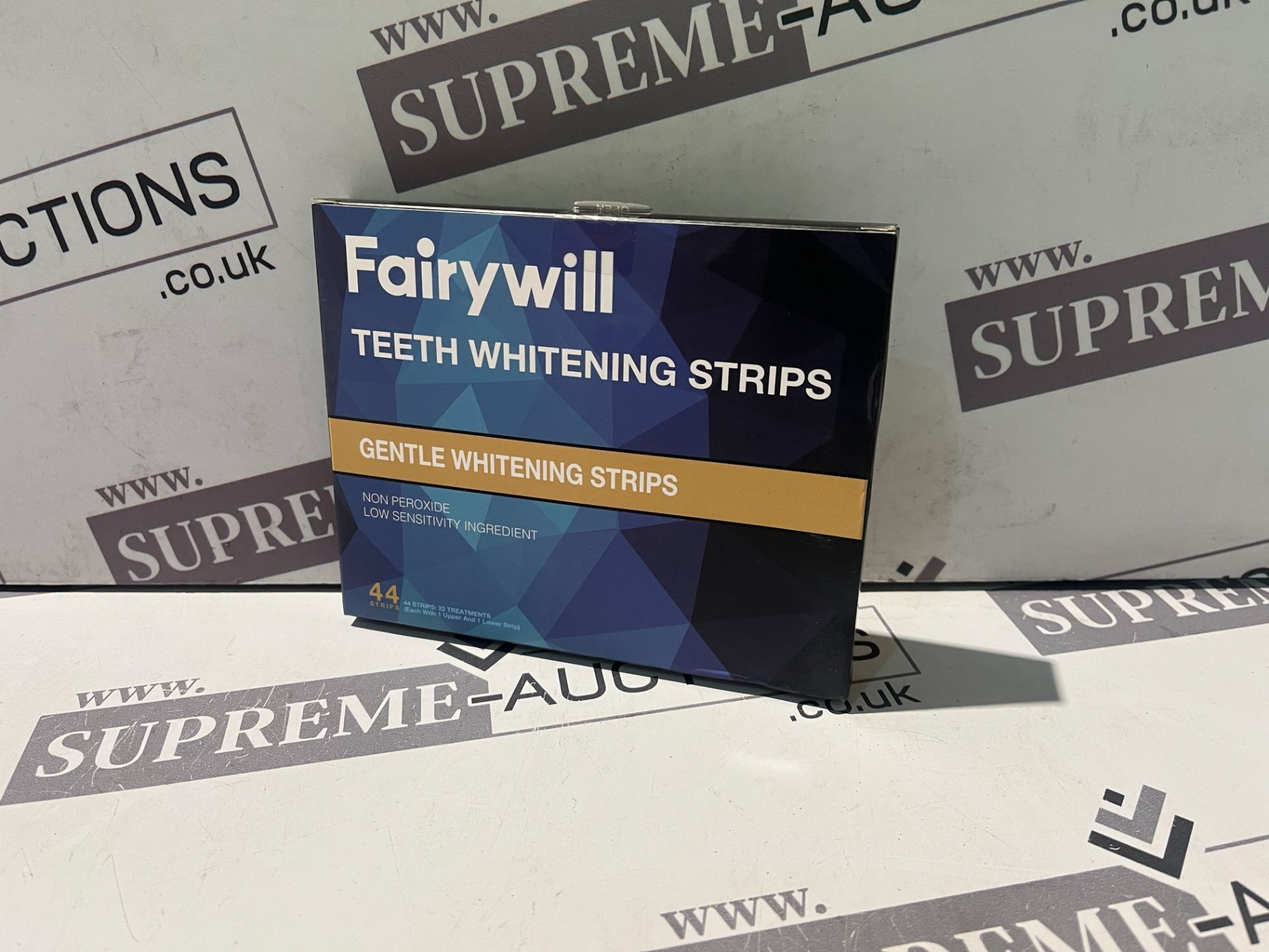 TRADE LOT 500 X BRAND NEW FAIRYWILL PACKS OF 44 GENTLE TEETH WHITENING KITS EXP JUNE 2023 R16-8