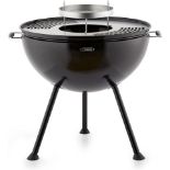 BRAND NEW TOWER 2 IN 1 FIRE PIT AND BBQ BLACK (T978512) RRP £159 R16-9