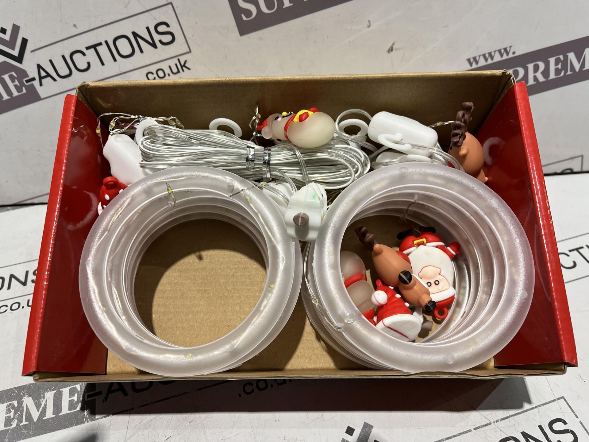 Trade Lot 40 X BRAND NEW CHRISTMAS ICICLE LIGHTS WITH CONNECTABLE CHARMS
