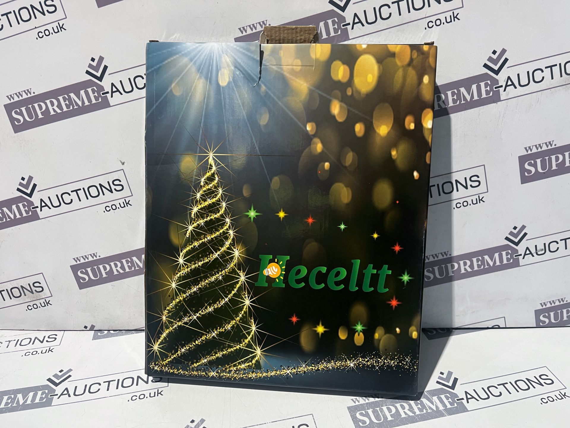 TRADE LOT 48 X BRAND NEW HECELTT 3 CHRISTMAS TREE WINDOW STRING LIGHT DECORATIONS R3.2