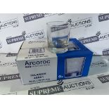 24 X BRAND NEW PACKS OF 6 ARCOROC 30CL TUMBLER GLASSES R16-13