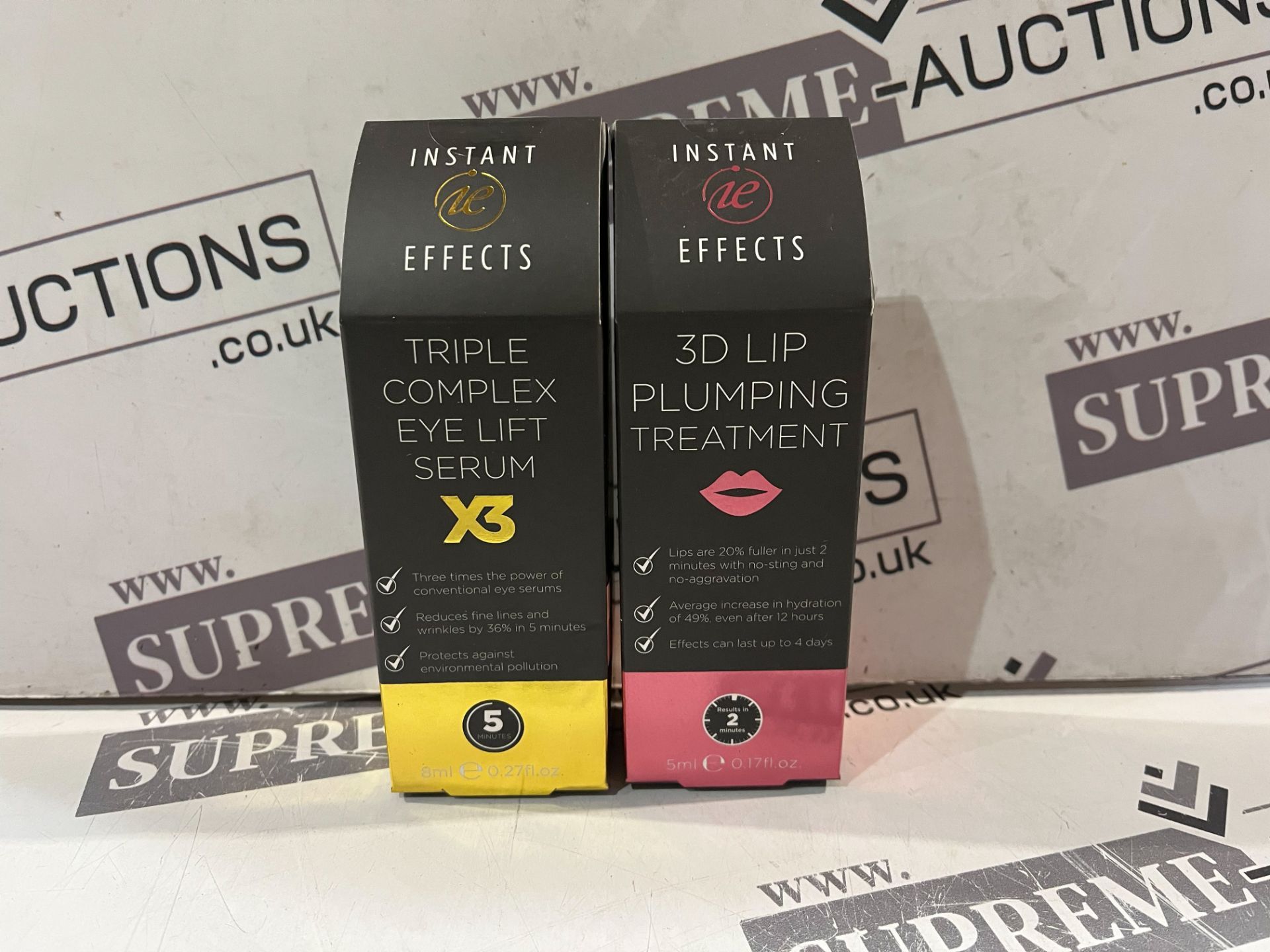 8 X BRAND NEW 2 PIECE GIFT SETS INCLUDING INSTANT EFFECTS 3D LIP PLUMPING TREATMENT 5ML AND 8ML