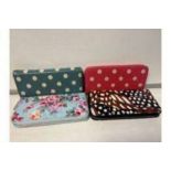 30 x NEW PACKAGED LARGE LADIES PURSES. IN ASSORTED DESIGNS (ROW1.4)