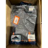 19 PIECE ASSORTED PORTWEST WORKWEAR LOT INCLUDING JACKETS AND TROUSERS IN VARIOUS STYLES AND SIZES