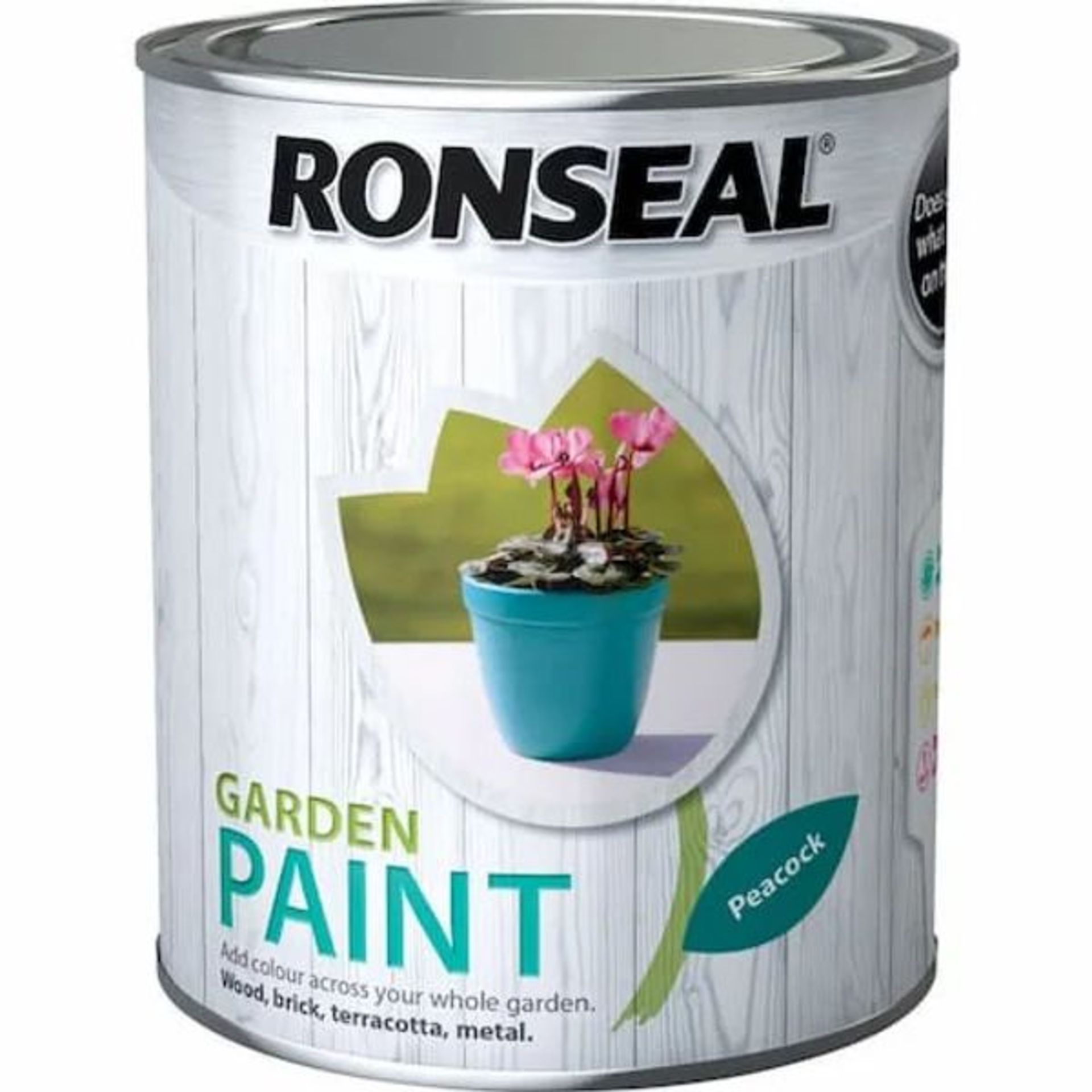 TRADE LOT 40 X BRAND NEW RONSEAL PEACOCK MATT GARDEN PAINT 750ML RRP £30 EACH