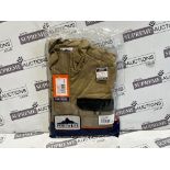 24 X BRAND NEW PORTWEST EPIC KHAKI PROFESSIONAL CONTRAST WORK JACKETS SIZE SMALL R8-1