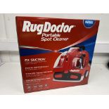 Brand New Rug Doctor 1093407 Pet Portable Spot Carpet Cleaner, Red/White with 3l Cleaning Solution