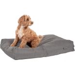 2 X BRAND NEW DANISH DESIGN ANTI BACTERIAL LUXURY DOG BEDS GREY SIZE LARGE RRP £79 EACH R12
