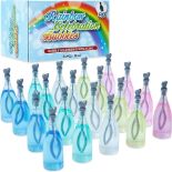 TRADE LOT 100 X BRAND NEW PACKS OF 20 KREATIVEKRAFT WEDDING BUBBLES RAINBOW CHAMPAGNE BOTTLES RRP £