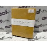 12 X BRAND NEW COPENHAGEN LUXURY SINGLE FITTED SHEETS OCHRE S1-9