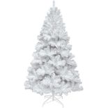 TRADE LOT 10 x Brand New Luxury 6ft White 700 Tip Christmas Trees