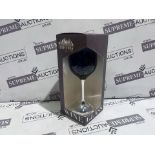 20 X BRAND NEW INDIVIDUALLY PACKAGED CHRISTMAS IN NEW YORK LUXURY WINE GLASSES R2.2