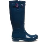 2 X BRAND NEW RADLEY ALBA HI LADIES GLOSS NAVY WELLINGTON BOOTS SIZE 5 RRP £100 R5.6