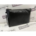 BRAND NEW OSPREY LIGHT BLACK EMPIRE CROSSBODY GRAINY HIDE BAGS RRP £95 EACH S1-2