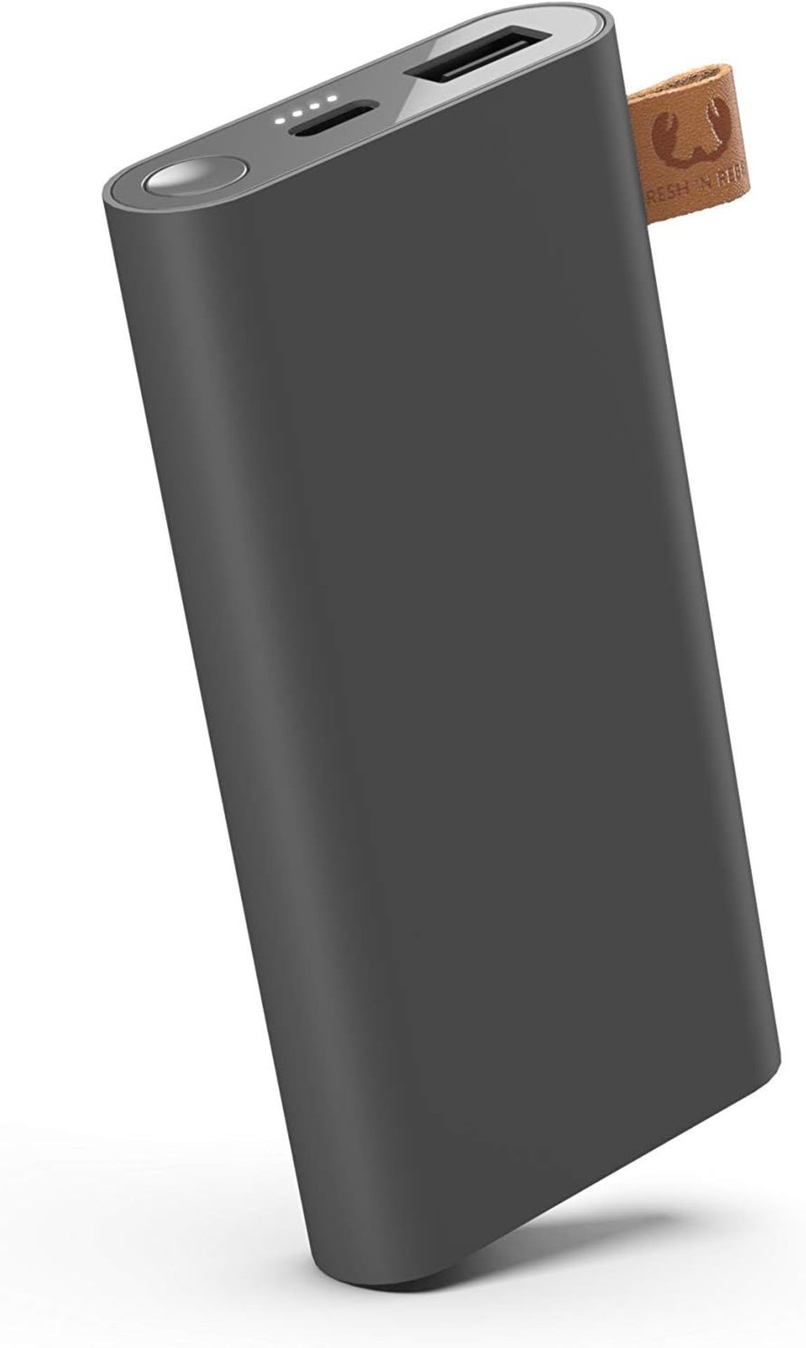 Fresh ´N Rebel Powerbank 6000 mAh USB-C | Portable charger - 2-ports USB-C & USB – Storm Grey - OFF