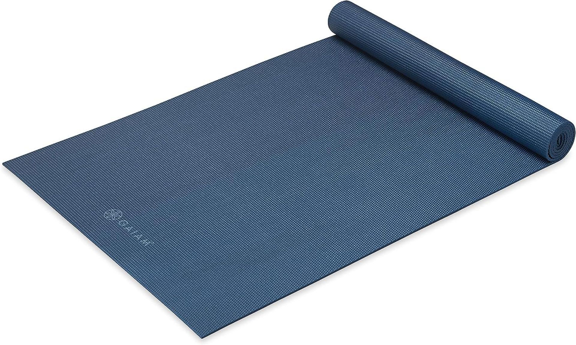 3 x Gaiam Yoga Mat - Premium 5mm Solid Thick Non Slip Exercise & Fitness Mat for All Types of