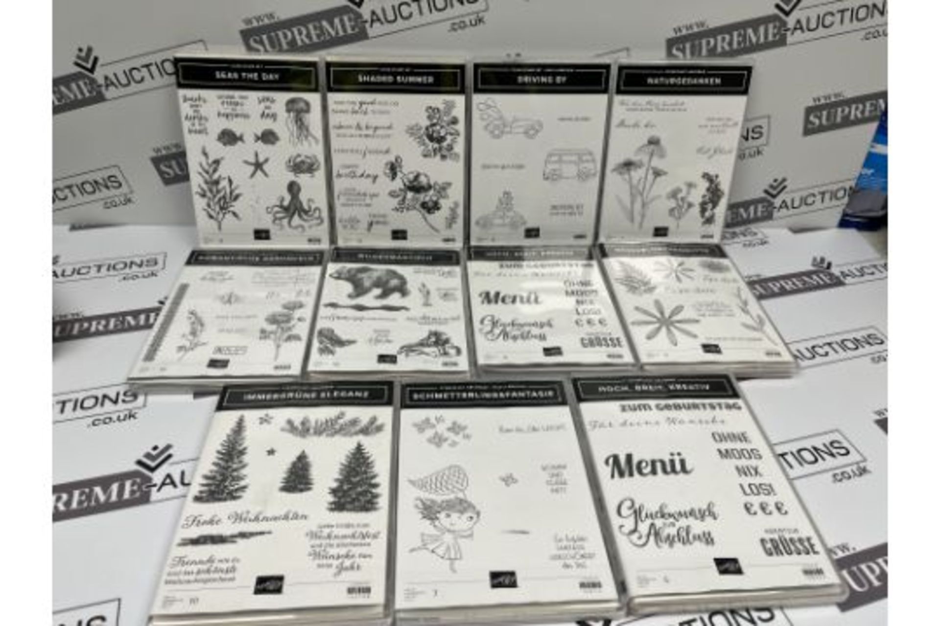 TRADE LOT 200 X BRAND NEW STAMPIN UP CLING STAMP SETS RRP £30 EACH (STAMPS MAY VARY) R13-16
