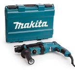 Makita HR2630/2 SDS+ Rotary Corded Hammer Drill - 800W - SR5/29. The Makita HR2630/2 has an